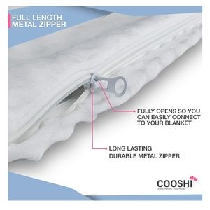 cooshi Bedding | Plush Cooshi Weighted Blanket Cover In White | Poshmark